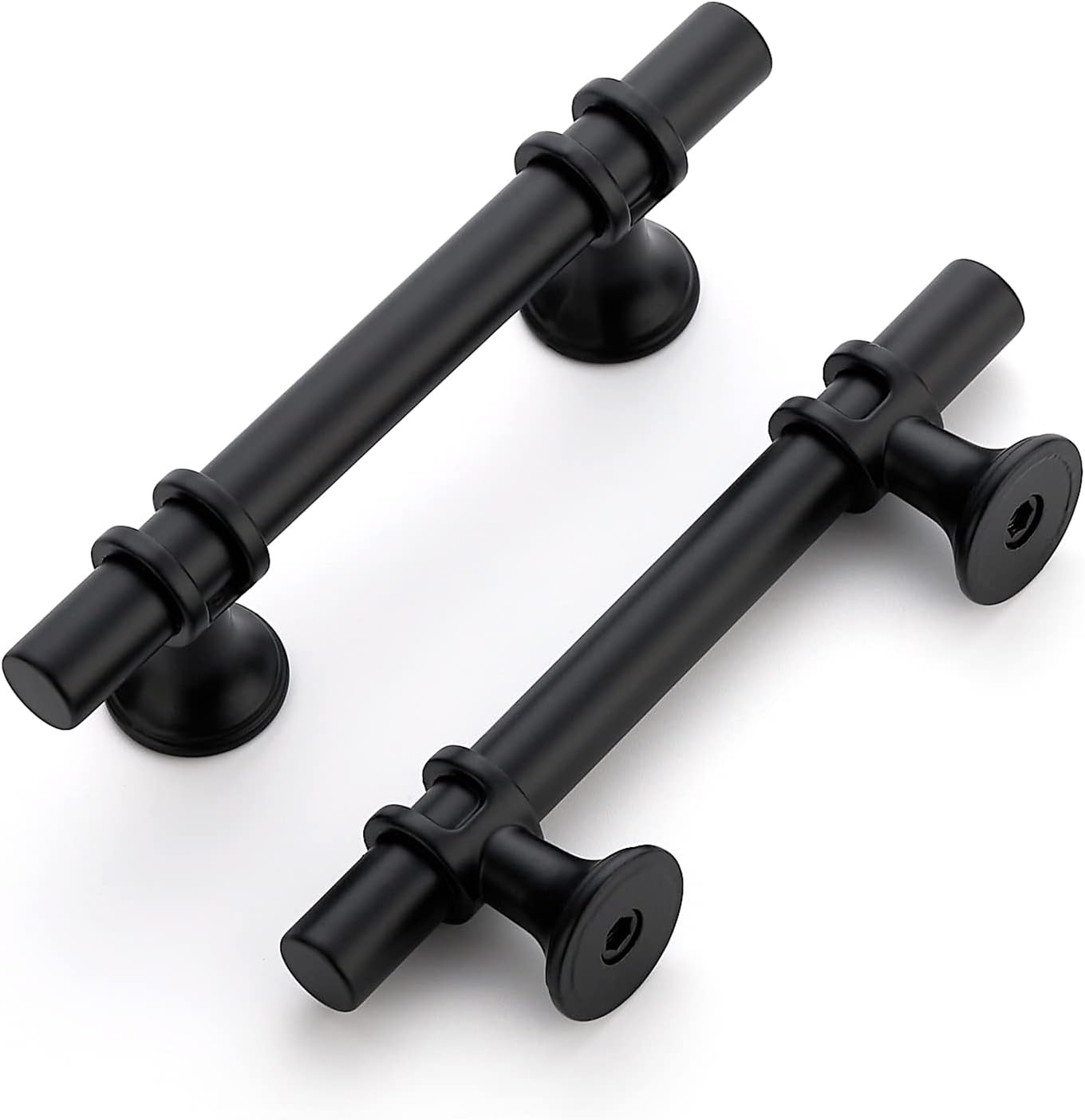 Black Matte Kitchen Drawer Pulls - 25 Pack 3 Inch Cabinet Handles