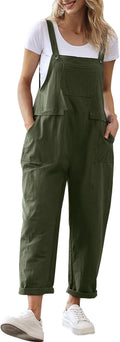 Women Long Casual Loose Bib Pants Overalls Baggy Romper