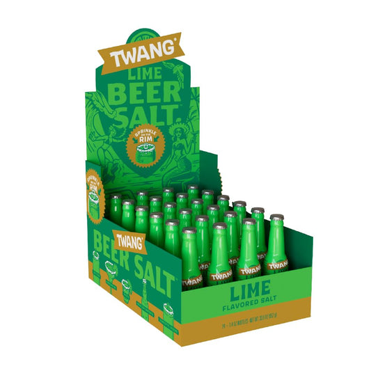 Twang Flavored Beer Salt with Zesty Lime for Cocktails and More