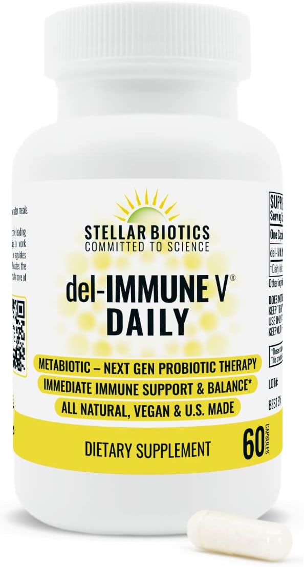 Del-Immune V Daily: All-Natural Immune Support & Gut Health