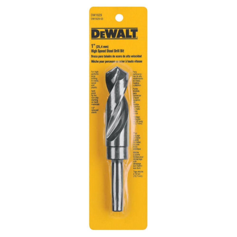 DEWALT DW1629 1-Inch Reduced Shank Twist Drill Bit Review