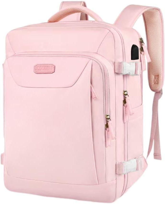 Versatile Carry On Backpack for Women with USB Charging Port 15.6in