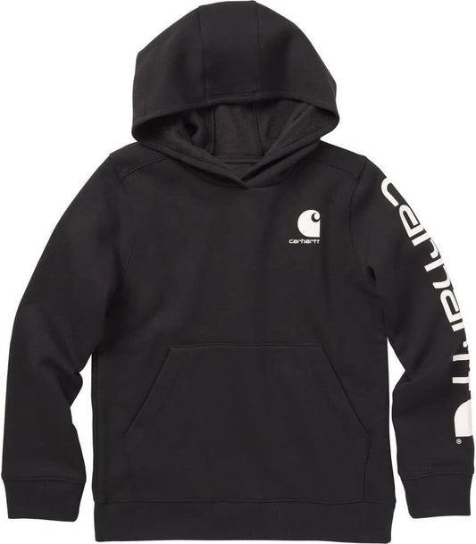 Carhartt Boys' Long Sleeve Hooded Sweatshirt for Comfort