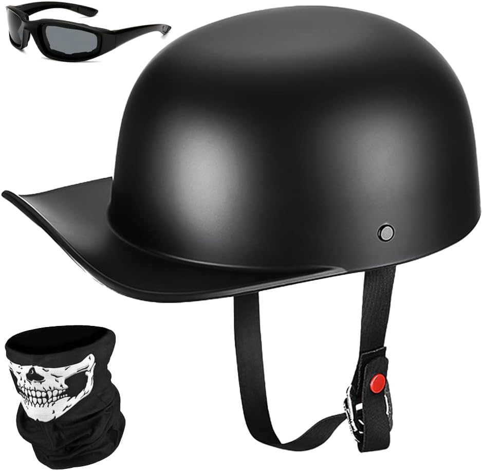 DOT Approved Baseball Half Cap Helmet by Yesmotor