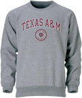 Barnesmith Crewneck Sweatshirt for College Heritage Logo - Cozy Texas