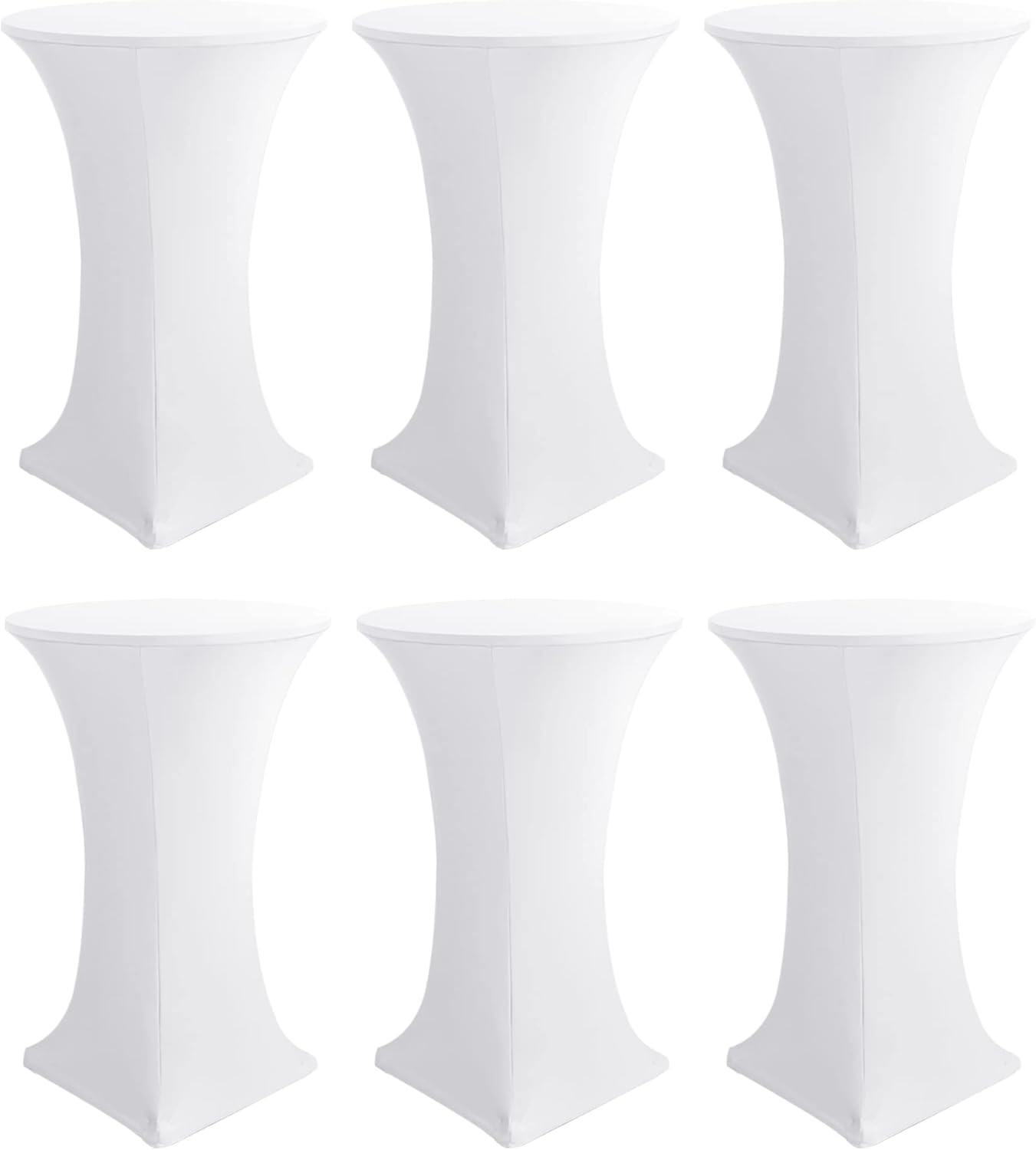Fitted Stretch Spandex Cocktail Table Covers for Events