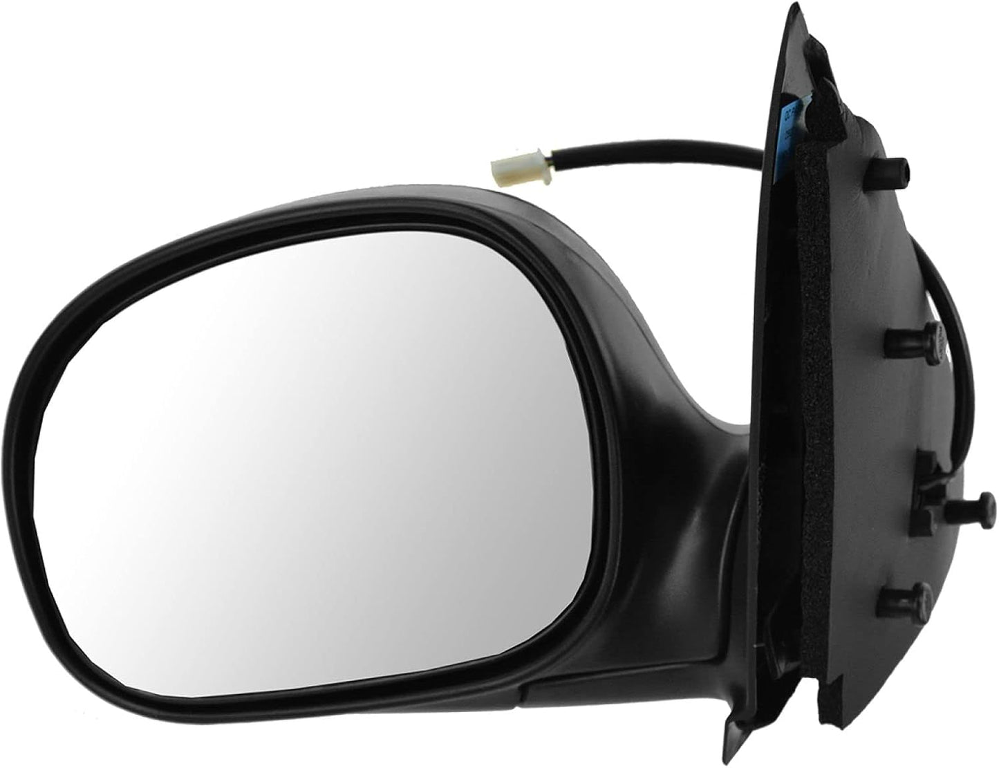 TRQ Left Mirror Power with Textured Black Cover for Ford F-150