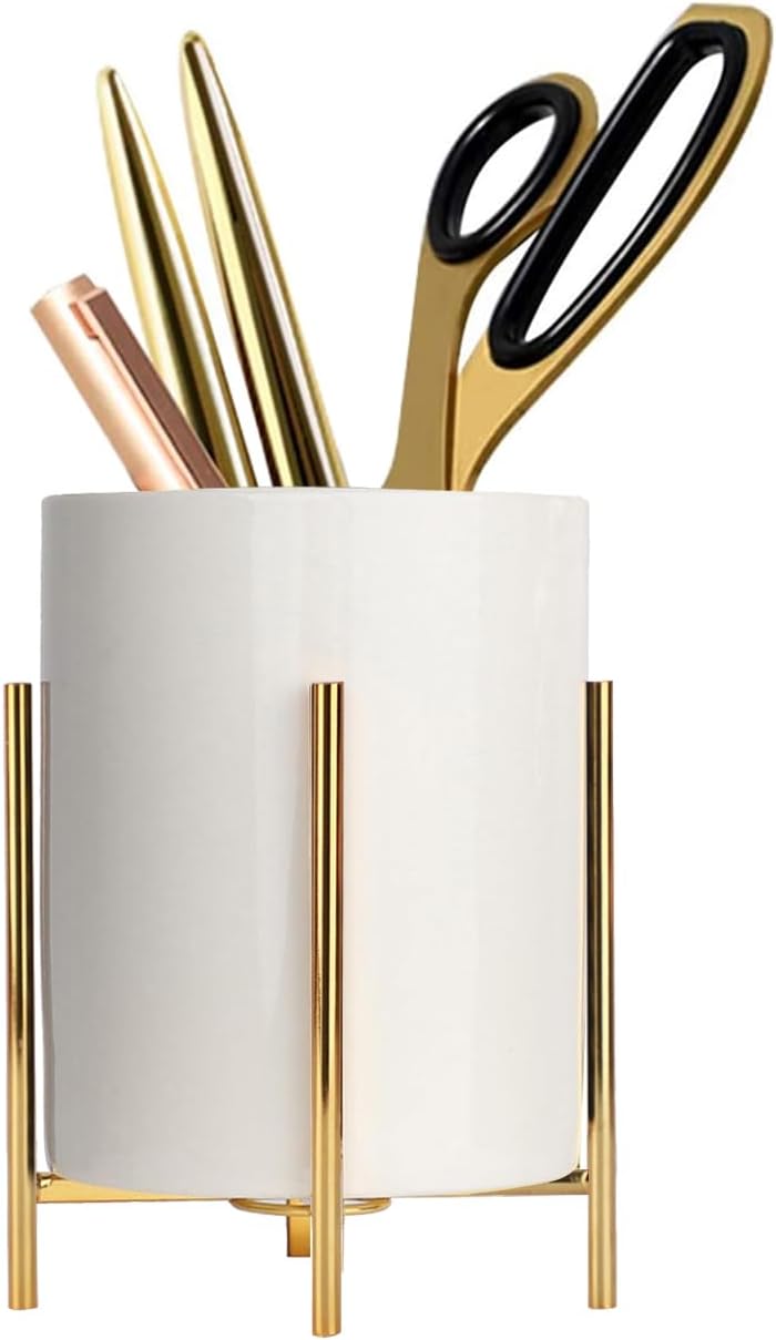Stylish Gold Pencil Cup - Organize in Style! - SIEBOLD