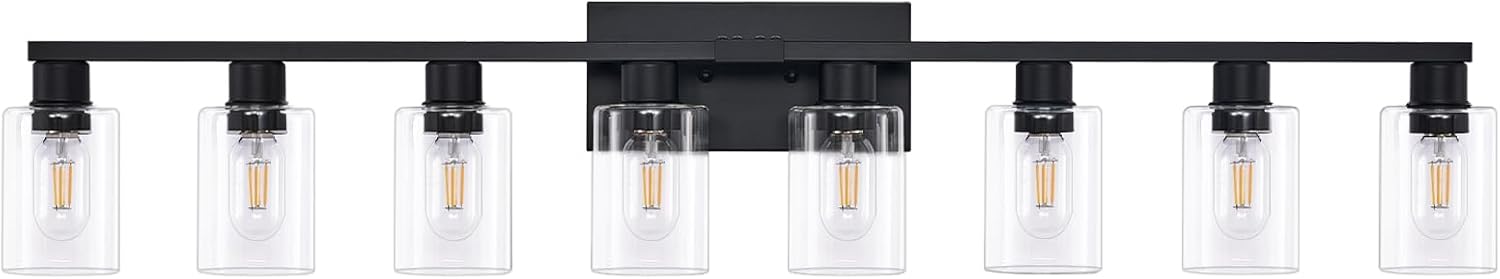 8 Light Bathroom Vanity Light Fixtures for Elegant Spaces