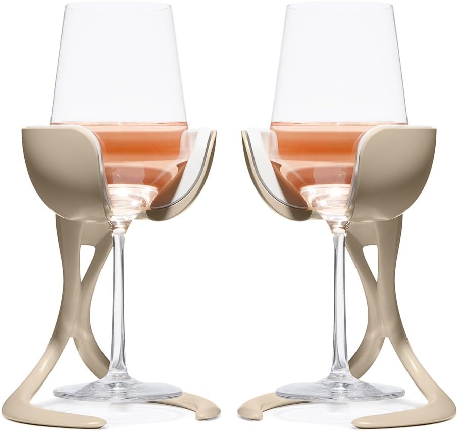 VoChill Stemmed Wine Glass Chiller for Perfectly Chilled Wine
