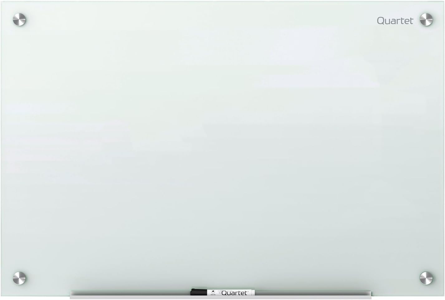 Quartet Magnetic Glass Dry Erase White Board for Modern Spaces