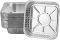 8x8 in Square Disposable Aluminum Air Fryer Liners 50PCS - Non-Stick