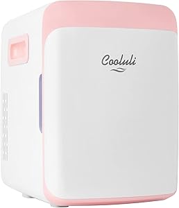 Cooluli 10L Mini Fridge for Bedroom, Office, and Dorm Use
