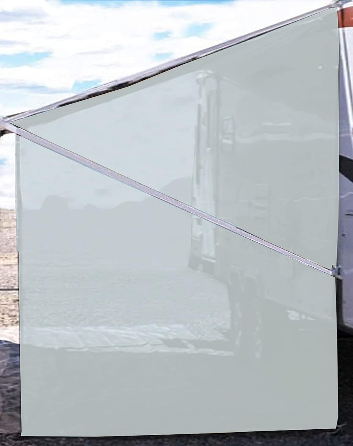 Tentproinc RV Awning Side Sun Shade 9ftX7ft - Ultimate UV Blocker