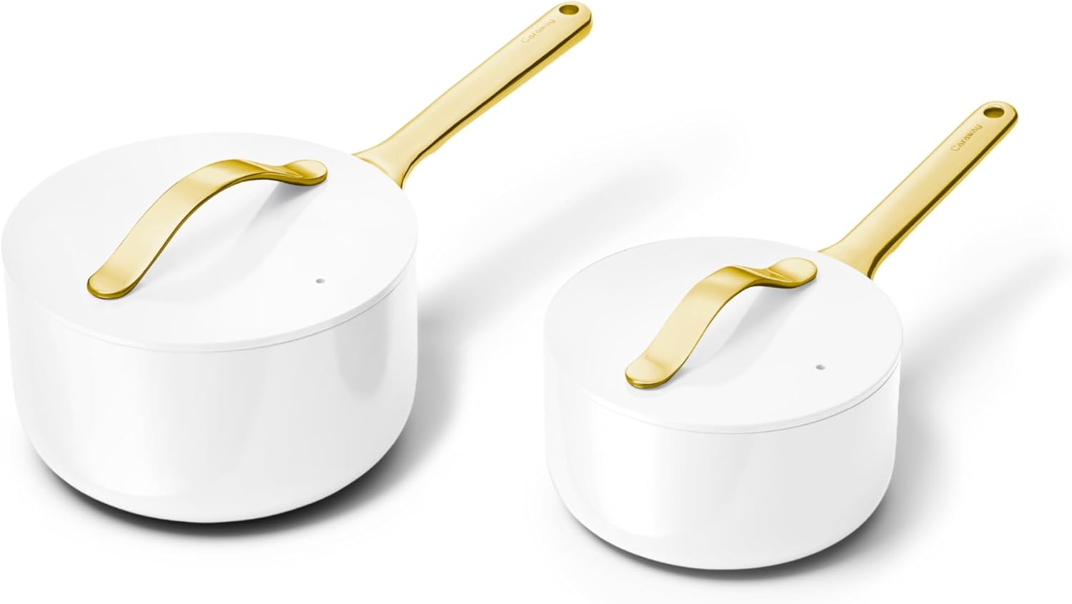 Caraway Nonstick Ceramic Sauce Pans - Perfect for Cooking