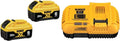DEWALT 20V MAX 6.0Ah Double Pack with Rapid FLEXVOLT Charger - Long