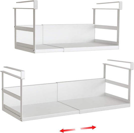 Expandable Under Cabinet Shelf Organizer for Pantry Storage
