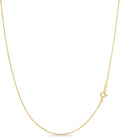 925 Sterling Silver 1mm Box Chain Necklace - 36in Elegant Layering