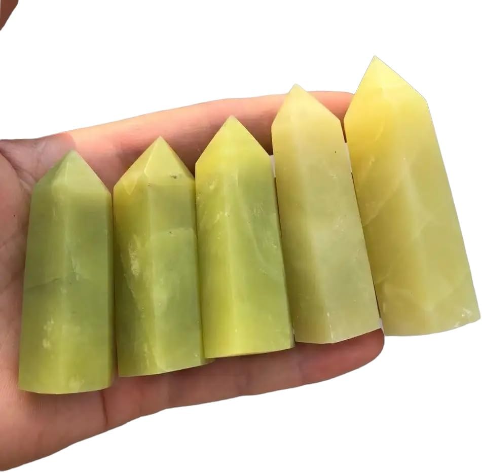 Lemon Jade Crystal Tower for Healing Energies