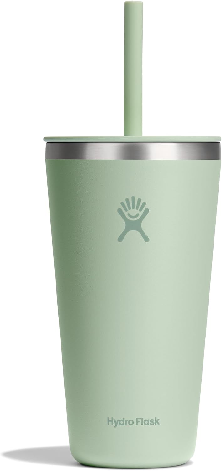 Hydro Flask 28 Oz All Around Tumbler with Straw Lid Aloe