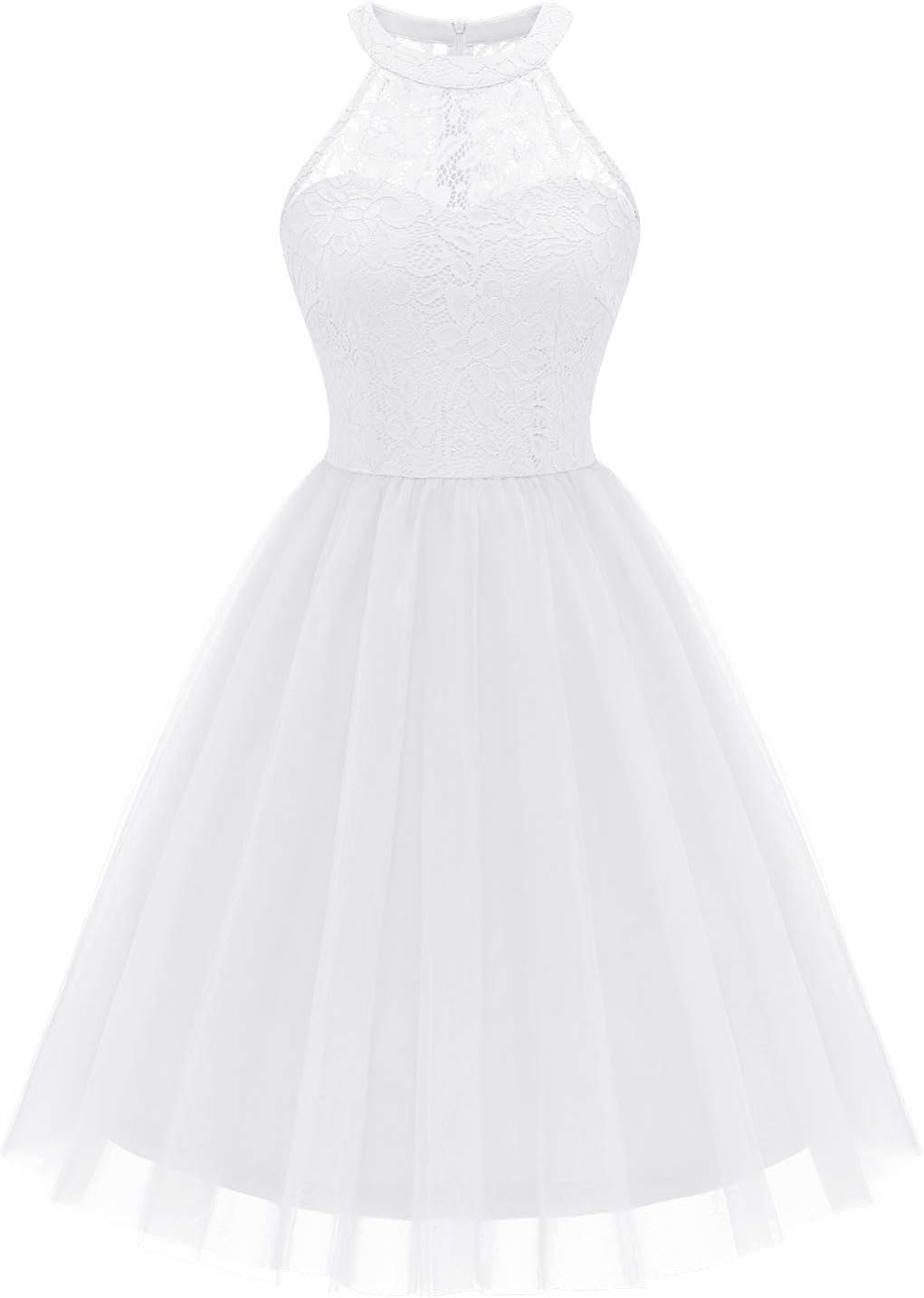Dressystar Women's Short Halter Cocktail Party Dress for Elegance
