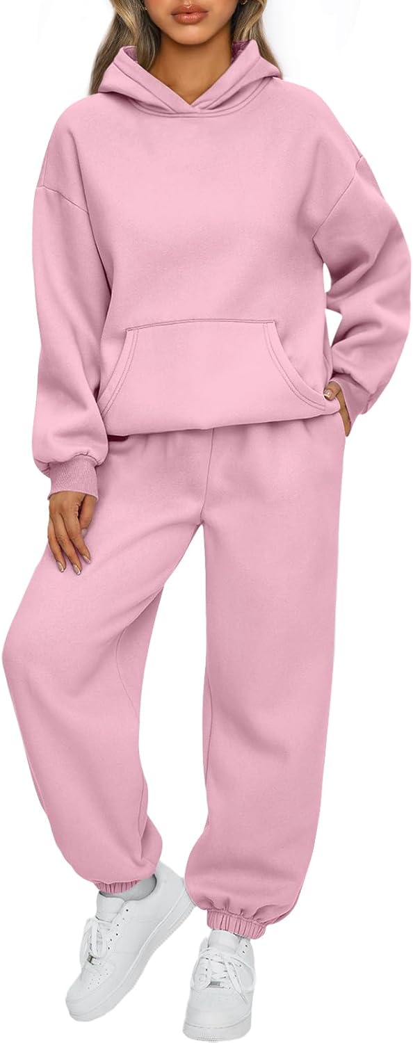 AUTOMET Womens 2 Piece Outfits Lounge Hoodie Sweatsuit Sets