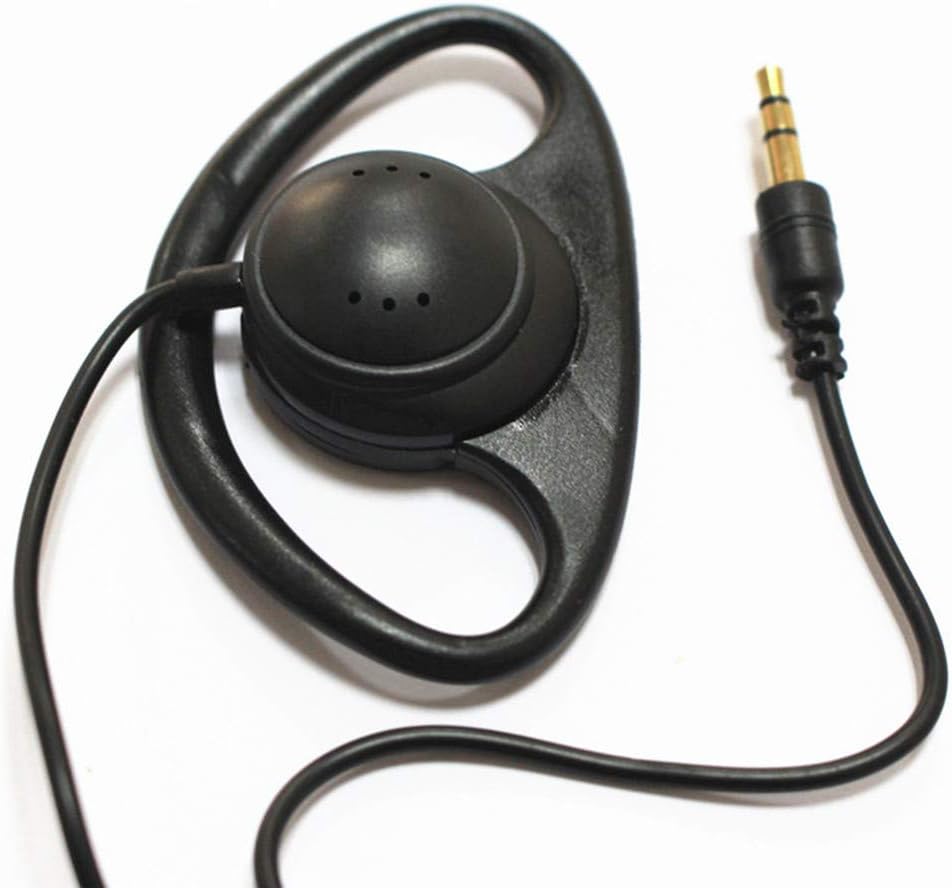 D Shape Single-Side Earpiece for Crystal Clear Audio on the Go