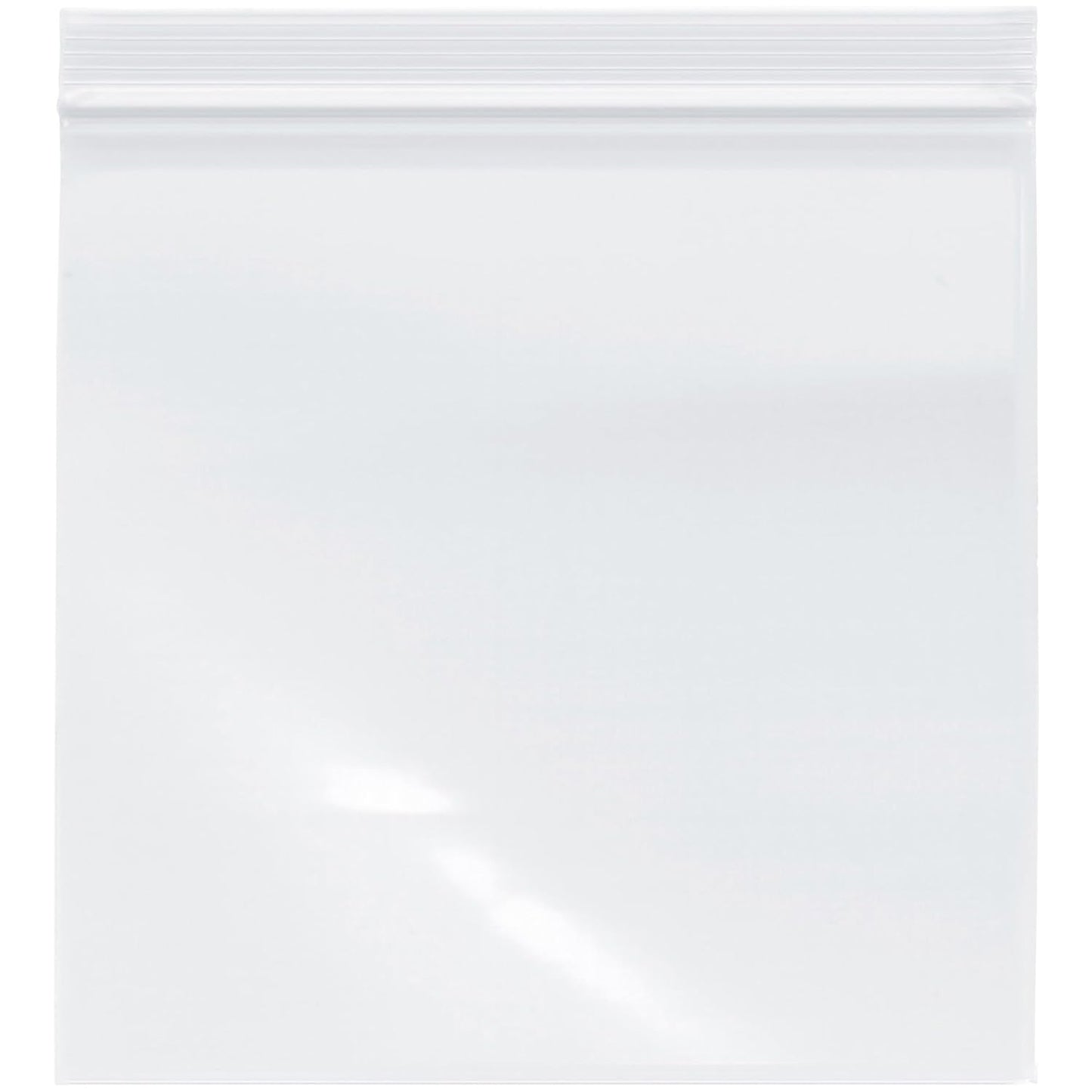 Plymor 8in x 8in Heavy Duty Zipper Reclosable Plastic Bags - 200 Pack