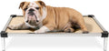 Chew Proof Elevated Cot Bed S - Ripstop Sandstone for Small Dogs