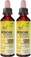 Bach RESCUE Remedy Dropper 20mL Pack of 2 - Natural Stress Relief