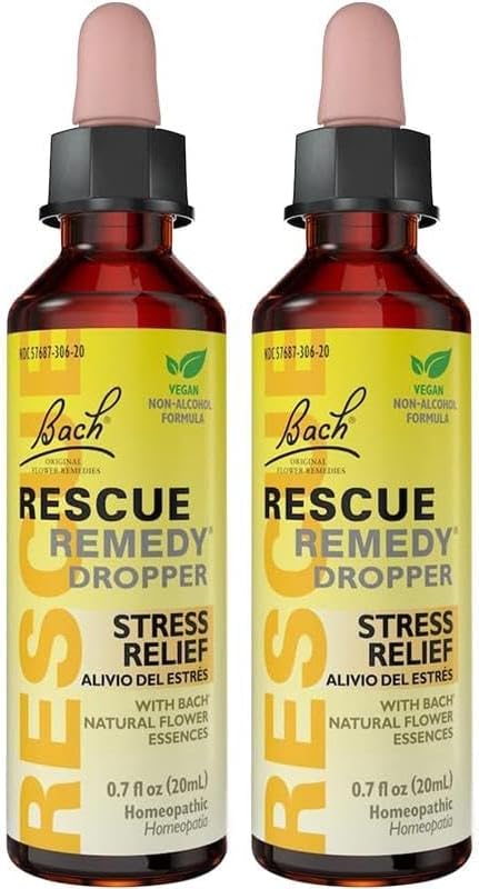 Bach RESCUE Remedy Dropper 20mL - Natural Stress Relief Formula