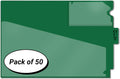 Center Tab Vinyl Outguides Letter Size 9 in x 13-1/4 in - Organized