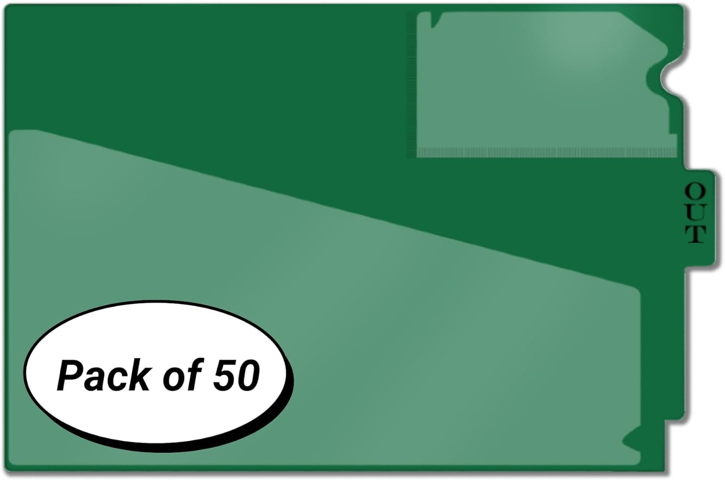 Center Tab Vinyl Outguides for Organized Filing Systems