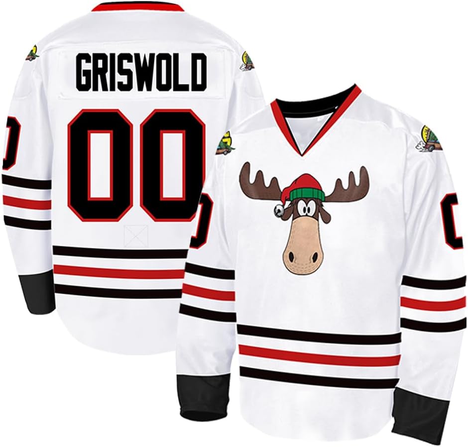 CUTHBERT Griswold Movie Ice Hockey Jersey for Christmas Fun