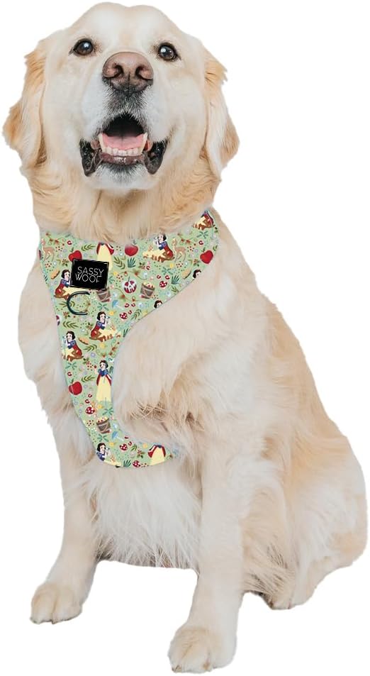 Dog Adjustable Harness - Snow White Design for Extra Large Dogs