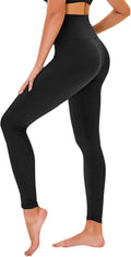TNNZEET Tummy Control High Waisted Leggings - No See Through, Pockets, Reg & Plus