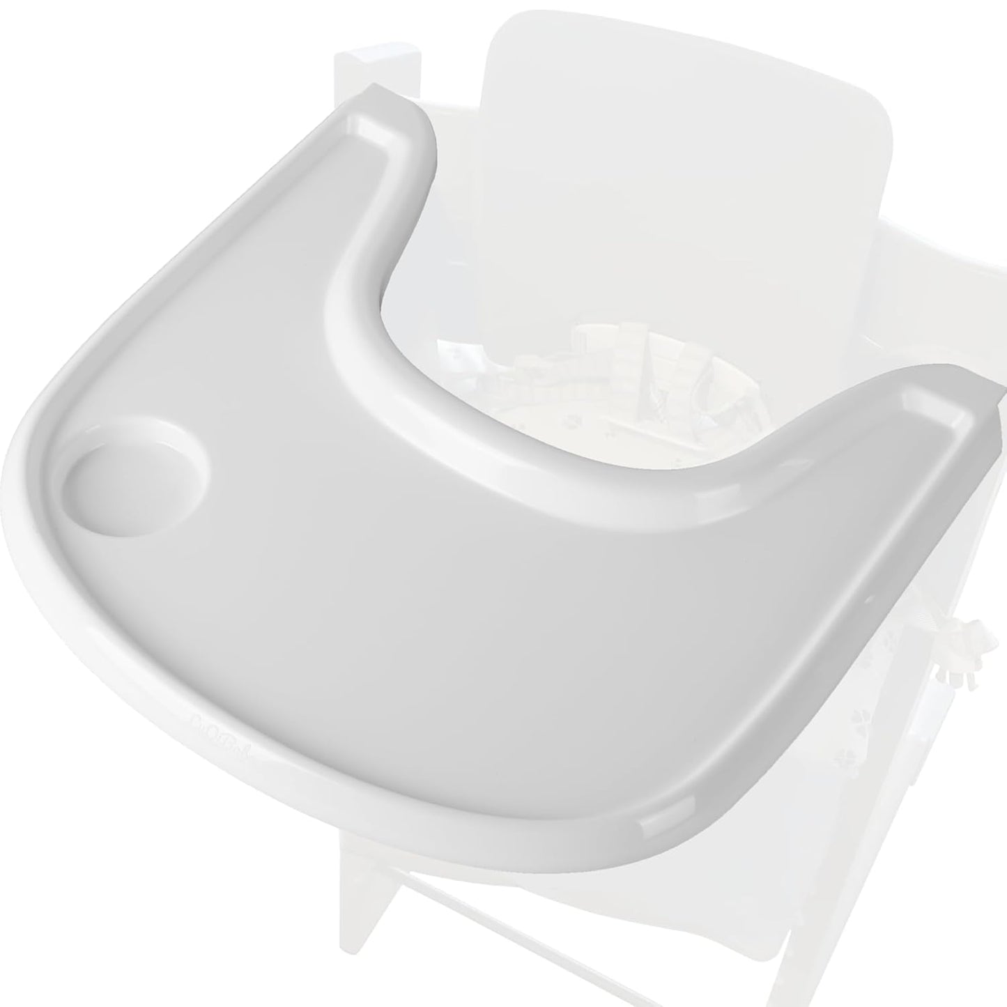 LuQiBabe High Chair Tray - Secure Suction, Safe Surface
