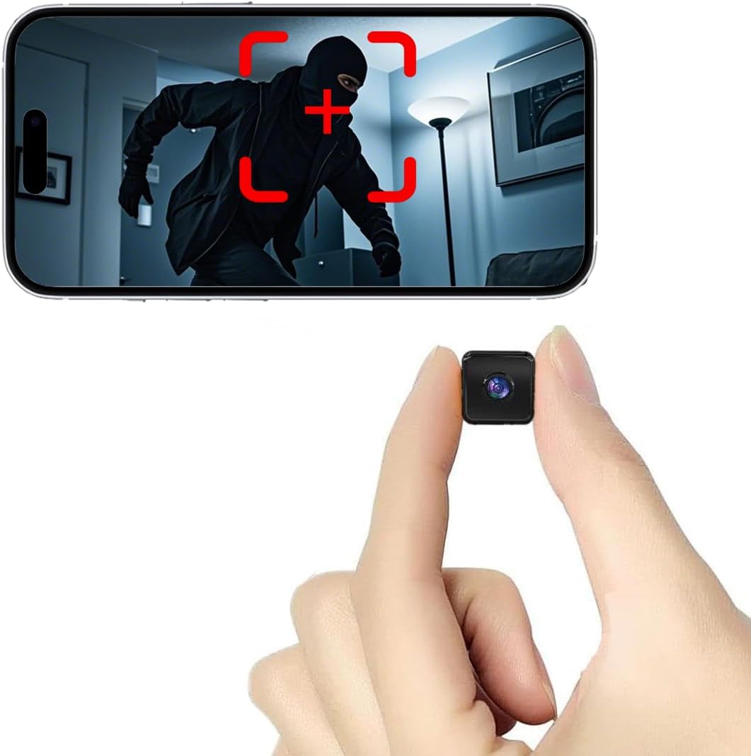 WiFi Spy Camera: HD1080P Motion Detection, Night Vision