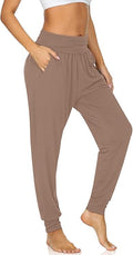 Women's Cozy Yoga Joggers Pants - High Waist, Pockets, Soft Fit