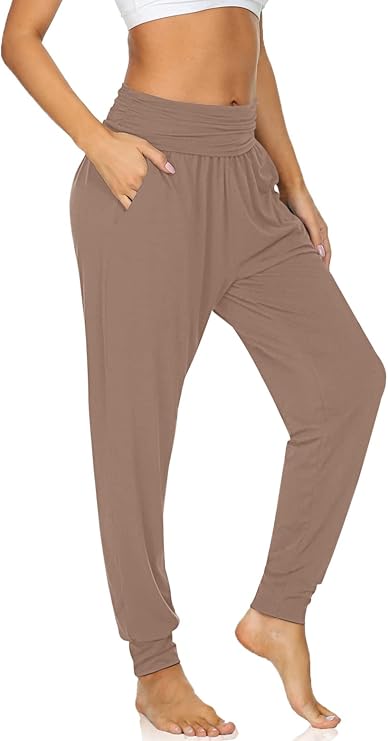 Cozy Yoga Joggers Pants for Women - Comfy Workout Sweatpants