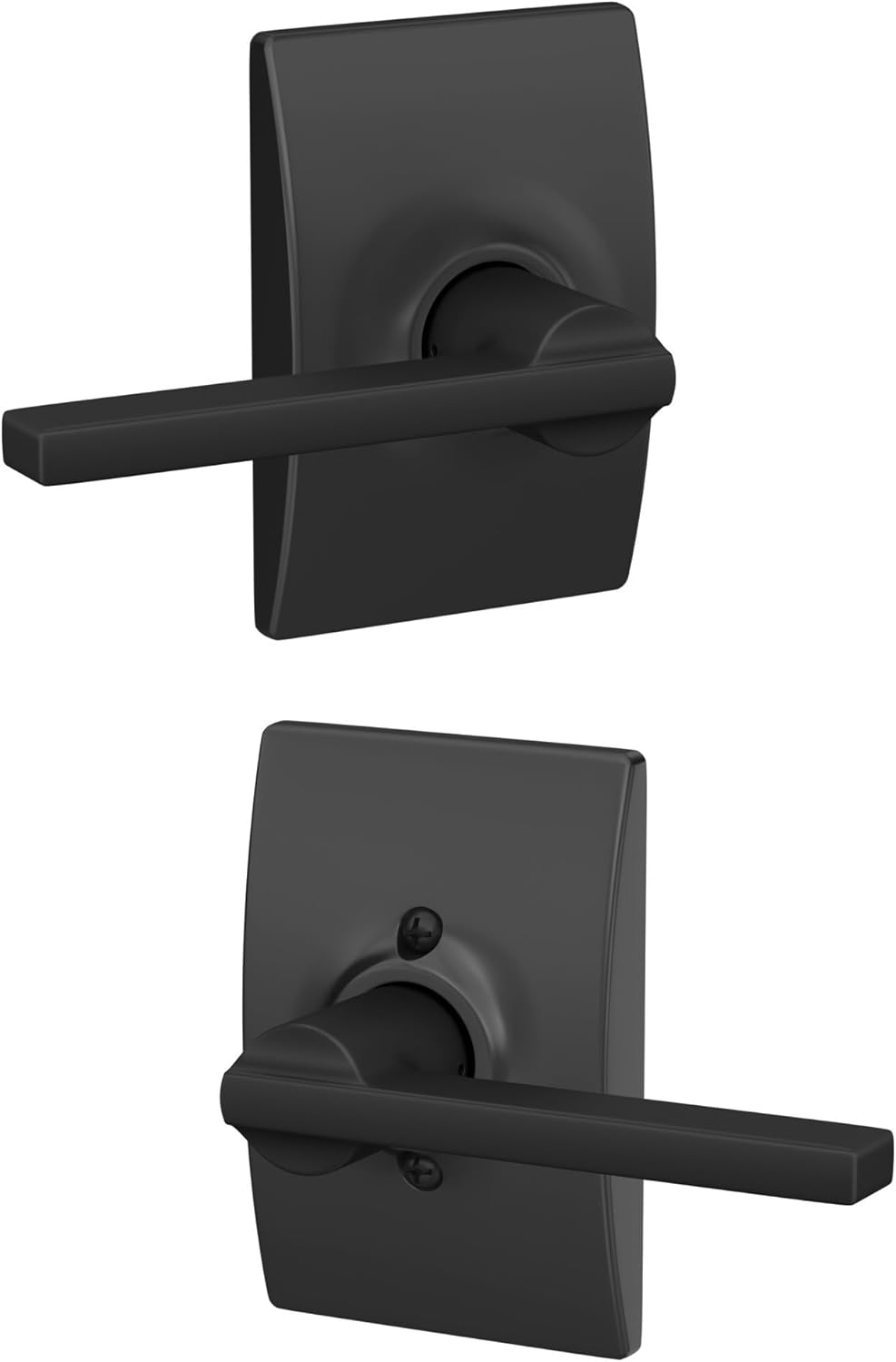 Schlage F10 LAT 622 CEN Latitude Door Lever for Interior Use