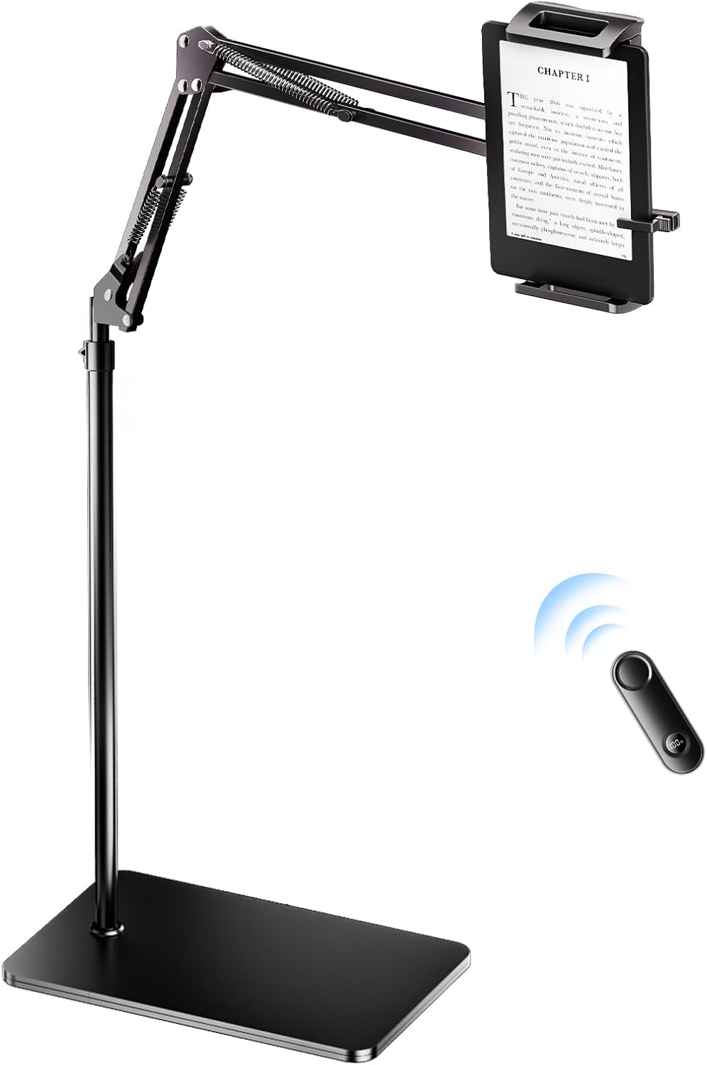 Ergonomic Floor Stand for Kindle with Remote Page Turner