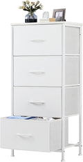 DUMOS Nightstand with 4 Drawers for Bedroom and Nursery Use