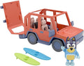 Bluey 4WD Family Vehicle with Figure and Surfboards - Playset