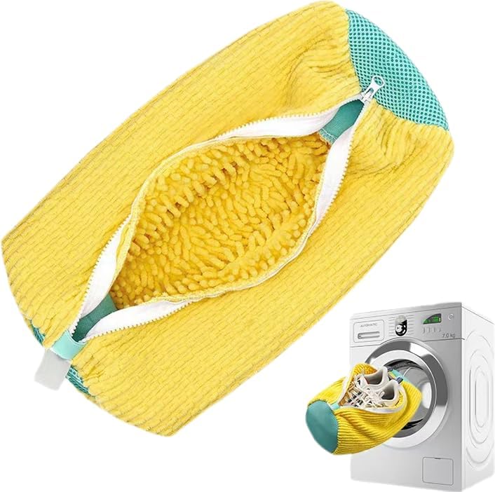Reusable Shoe Washing Bag - Yellow