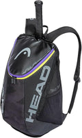 HEAD Tour Team Tennis Backpack 2 Racquet Carrying Bag - Black/Purple