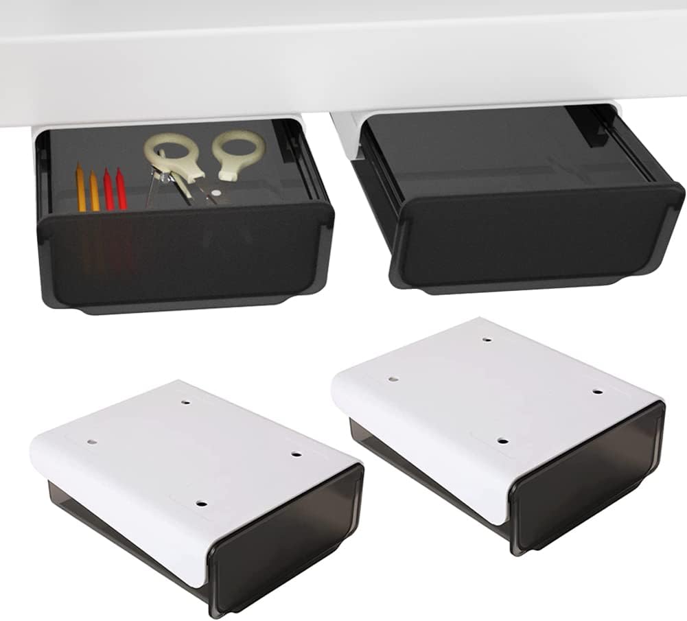 COZYWELL Under Desk Drawer 2-Pack: Hidden Storage Solution
