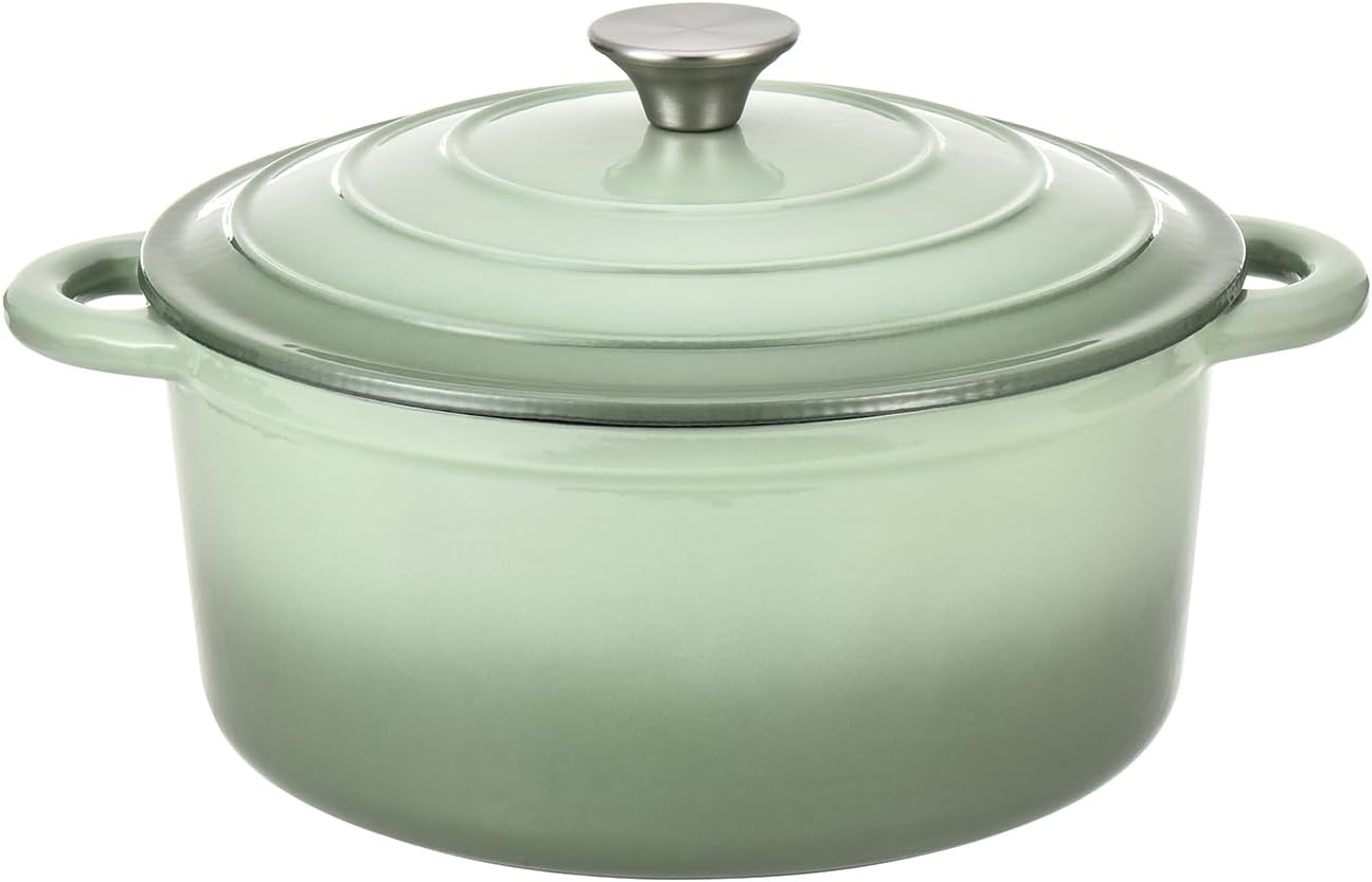 Enameled Cast Iron Dutch Oven 5.5-Quart for Versatile Cooking