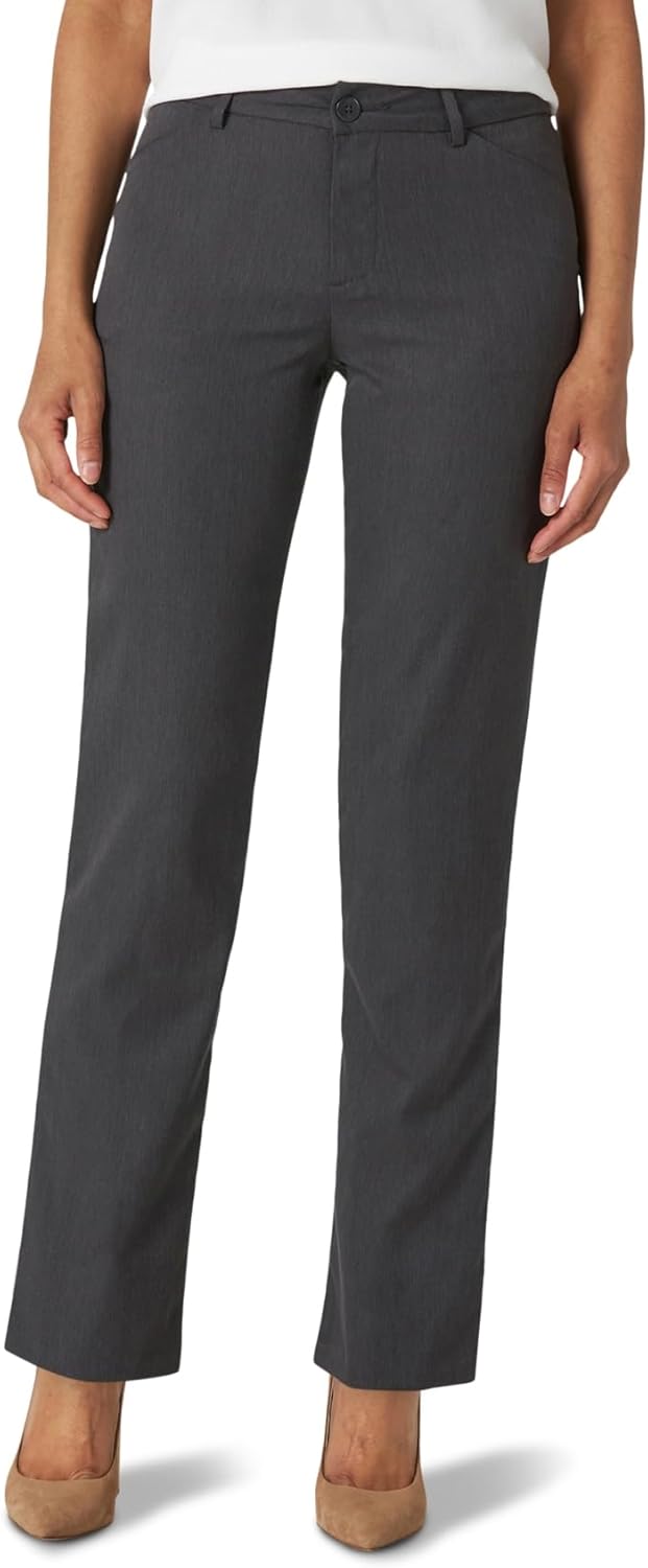 Lee Women's Wrinkle Free Relaxed Fit Straight Leg Pant Review