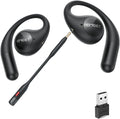 EMEET AirFlow Open Ear Headphones with Mic - Comfortable Zoom Headset